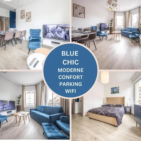 Blue Chic Experience - Moderne & Confort - Wifi Et Parking - Familles Bienvenues - Elite Premium Services * Nancy